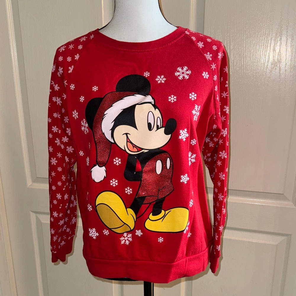 Mickey Mouse Christmas Sweater - Size Medium